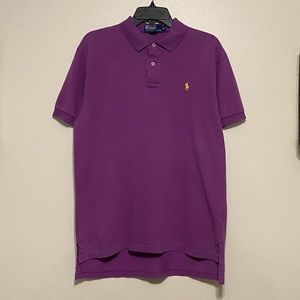Purple Polo by Ralph Lauren with Yellow Horse